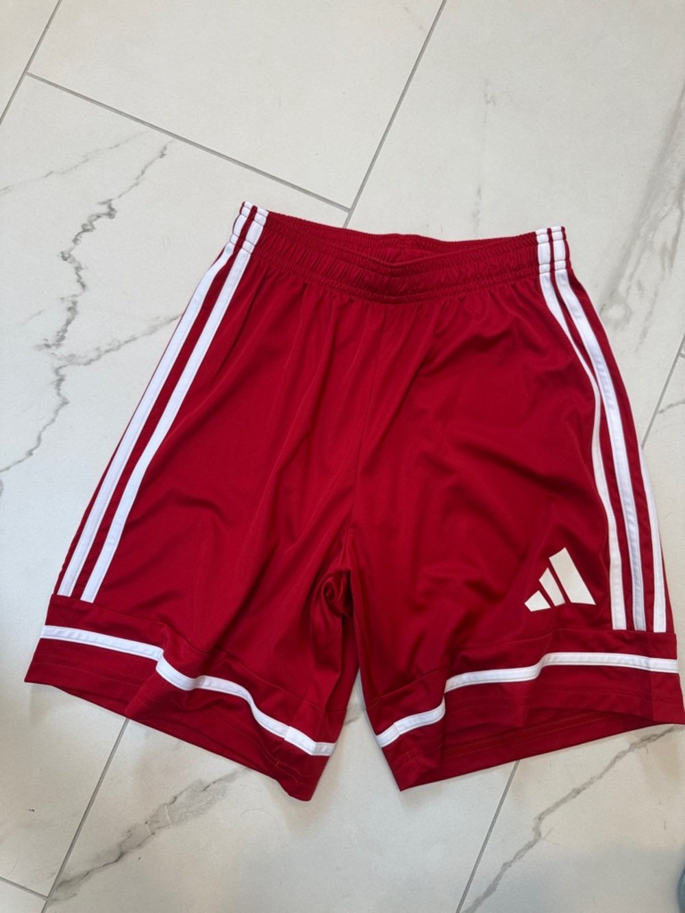 Worn Once! adidas Red Soccer Shorts